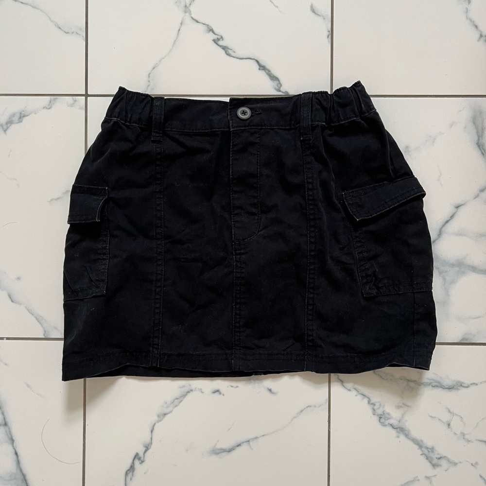 ASOS Black Cargo Skirt